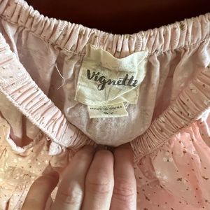 Pink starry Vignette girls dress